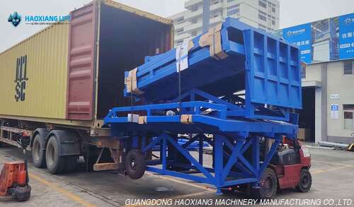 3 Units of 10T 10m Sectional Dock Ramp Shipped to Spain