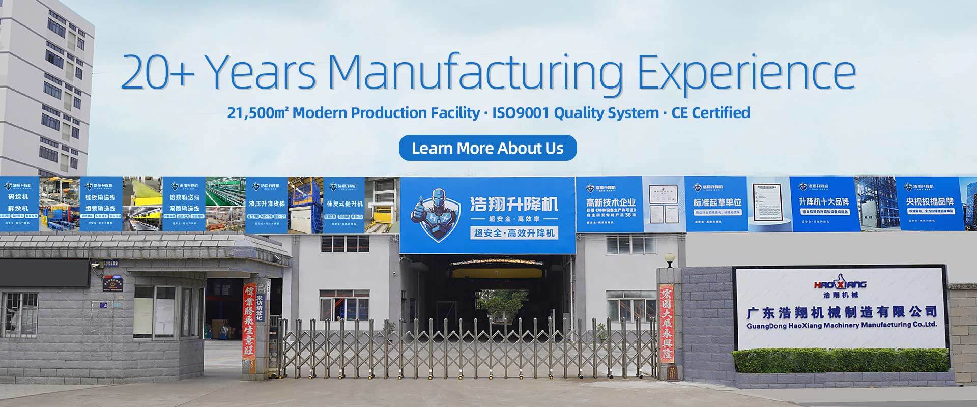 Quality Hydraulic Cargo Lift factory