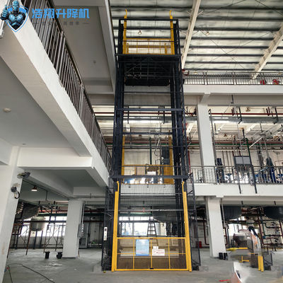 10m High 500kg-20000kg Industrial Indoor Goods Lift Hydraulic Cargo Elevator