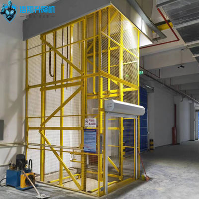 Robust Stairs Hydraulic Cargo Lift Industrial Grade Steel Heavy Load