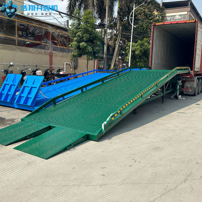 Customized Moveable Mobile Loading Dock Ramp Reinforced Steel 20 Ton