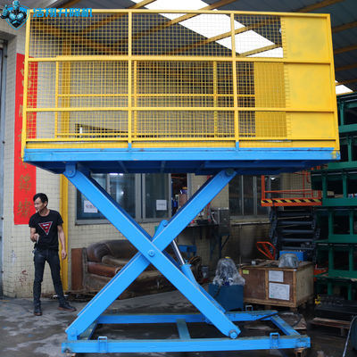 1ton 2ton Hydraulic Electric Pallet Scissor Lift Table Steel Workbench For Hotels 380V