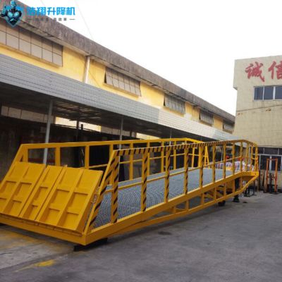 12t China Supplier Container Loading Dock Leveler Hydraulic Mobile Dock Loading Ramp Unloading Yard