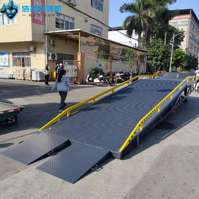 1.2m-1.68m Adjustment Range Electric Hydraulic Dock Container Ramp
