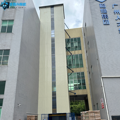 3Ton Hydraulic Guide Rail Cargo Lift for Warehouses