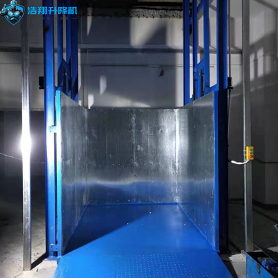 Hydraulic Guide Rail Cargo Lift CE/ISO Certified Customizable