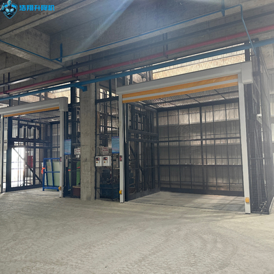 CE ISO Hydraulic Guide Rail Cargo Elevator Lift Industrial Heavy Duty