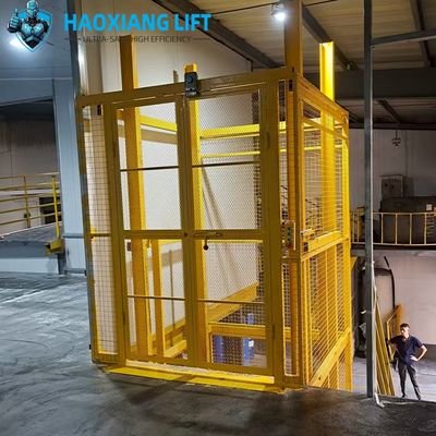 Vertical Hydraulic Freight Elevator - 6M Lift & 1Tons Capacity - Easy Control Fixed Platform
