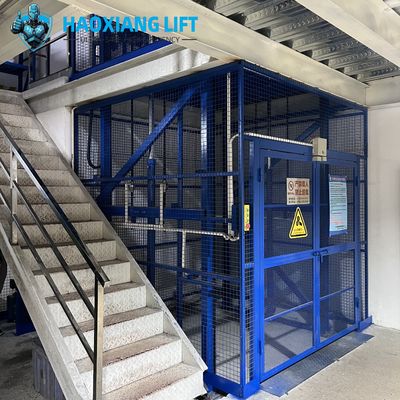 Hydraulic Cargo Lift Vertical Elevator | Customizable Height Strong Stability Wear-Resistant Parts