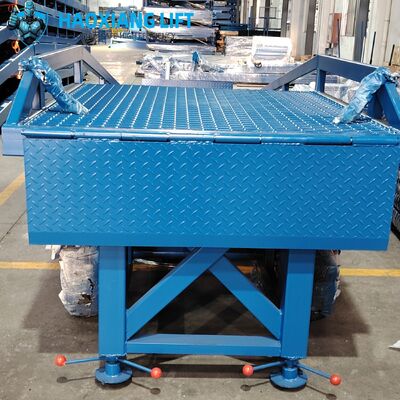 10-20 Tons Heavy-Duty Steel Mobile Dock Ramp - Adjustable Height & Anti-Slip for Container Handling