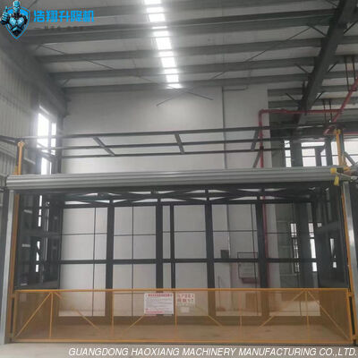 Harga yang bagus Heavy Duty Reciprocating Vertical Pallet Lift Counterweight Pintu 8T 5m on line