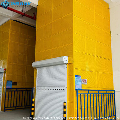 Un buen precio. Elevador de carga hidráulico comercial personalizado, dos pisos, puerta enrollable, 3 toneladas en línea