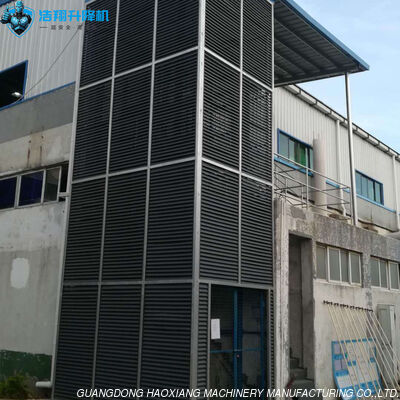 Un buon prezzo. Sistema di sollevamento per ascensore idraulico esterno per magazzino, 4 piani, 10M per logistica in linea