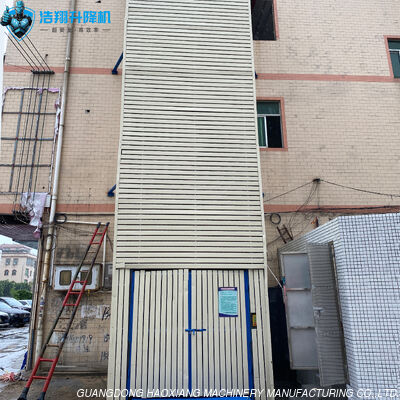 Harga yang bagus 380V vertikal Mezzanine lantai lift 500kg-50T muatan barang 5M-50M stroke manual otomatis on line