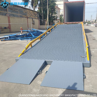 Un buon prezzo. Rampa di carico per carrelli elevatori portatile idraulica per cortile mobile, in acciaio antiruggine per impieghi gravosi in linea