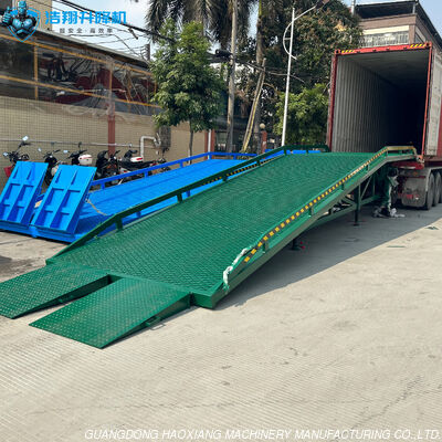Un buen precio. Rampa de muelle de carga móvil personalizada de acero reforzado de 20 toneladas en línea