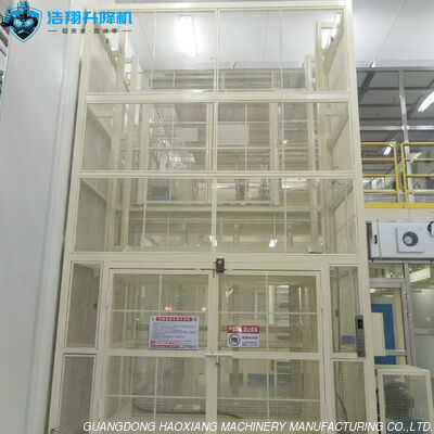 良い価格 10T 油圧貨物エレベーターガイドレール商品リフト、ワークショップ用、高耐久チェーン駆動システム オンライン