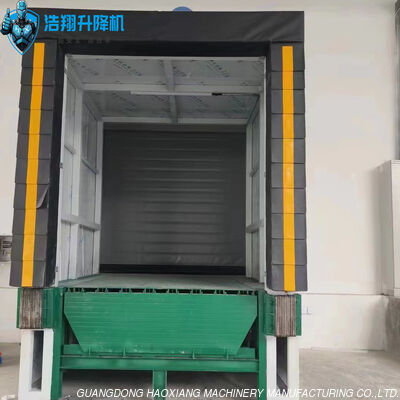 Giá tốt. Sàn nâng thủy lực cố định kho 10T màu xanh lá, Bàn nâng thủy lực, Bàn nâng điều chỉnh độ cao, Cầu dẫn hàng trực tuyến