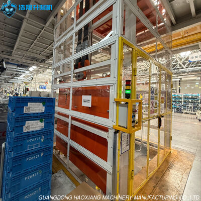 Goede prijs. Hydraulische geleiderail goederenmagazijn goederen vrachtlift platform online