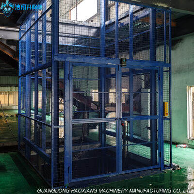 Harga yang bagus Platform Angkat Barang Disetujui CE 2t 3stop Lift Barang Lift Sangkar di Gudang on line