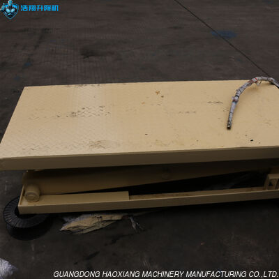 Harga yang bagus Platform Gunting Hidrolik Tetap Kapasitas 3000kg Profesional, Platform Angkat Gunting Stasioner on line