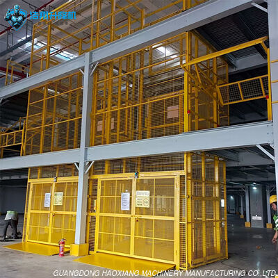 Good price Industrial Hydraulic Cargo Lift With Safety Protection For Warehouse Use online