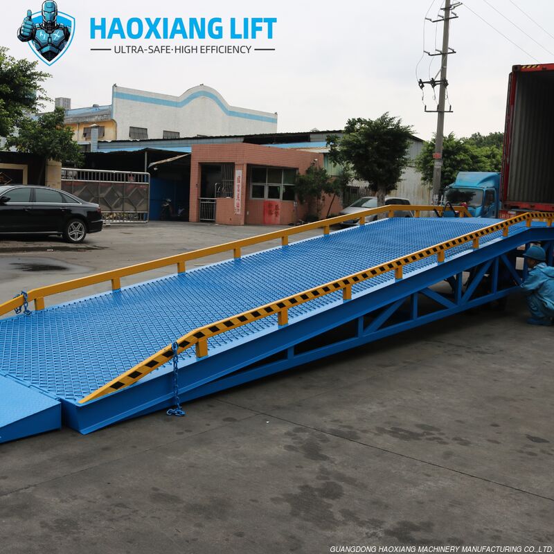 Tanker Unloading Ramp Hydraulic Dock Ramp - 20T Capacity, Steel Construction for Container ...