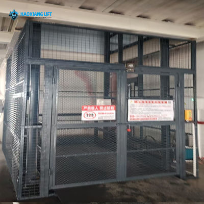 Outdoor Hydraulic Cargo Lift Platform Freight Elevator High Duty Fortified Steel