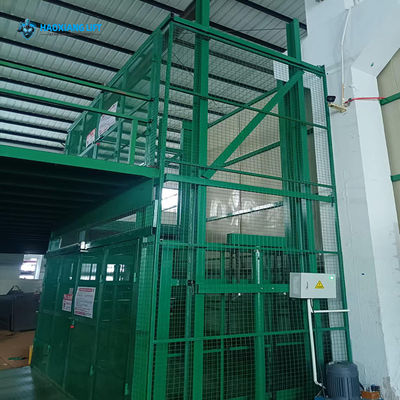 Telescoping Hydraulic Mezzanine Hoist Vertical Cargo Lift Four Post For Home Hotels