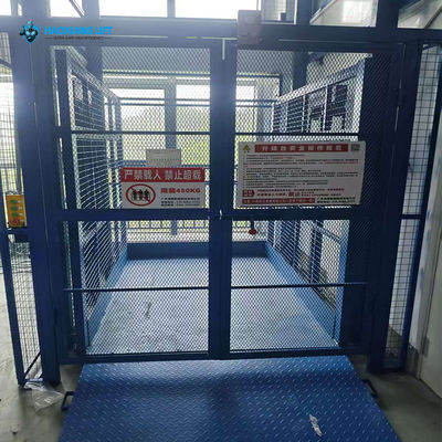 Powder Coated Industrial Hydraulic Warehouse Cargo Lift 1–10T For Workshop Vertical Transport