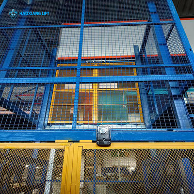 Winda hydrauliczna z prowadnicami 500kg - 20 000kg, do transportu towarów w magazynach wielopoziomowych