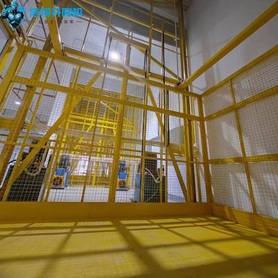 Robust Stairs Hydraulic Cargo Lift Industrial Grade Steel Heavy Load