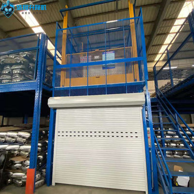 Exterior Industrial Warehouse Mezzanine Lift 500kg-20000kg High Velocity