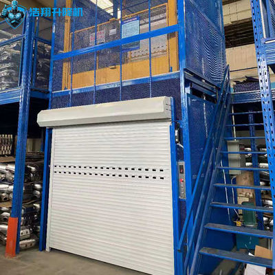 Exterior Industrial Warehouse Mezzanine Lift 500kg-20000kg High Velocity