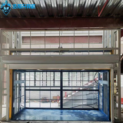 Large Vertical Mezzanine Floor Goods Lift Three Floors 3T 5M For Factories Warehouse