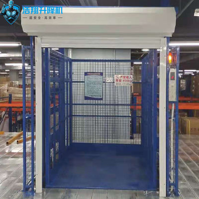 Commercial Hydraulic Material Lift Warehouse Elevators For Cargo Material Handling