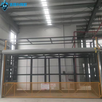 Heavy Duty Reciprocating Vertical Pallet Lift Counterweight Door 8T 5m