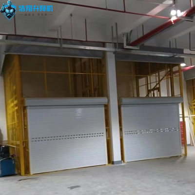 Manual Hydraulic Warehouse Lifter Mezzanine Floor Goods Lift With Safety Brake