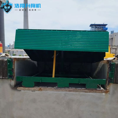 Fest installierte hydraulische Überladebrücke 8t 10t 12t Verladerampe Ausrüstung für Container