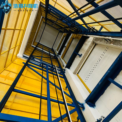 Customized Commercial Hydraulic Cargo Lift Two Floors Rolling Shutter Door 3 Ton