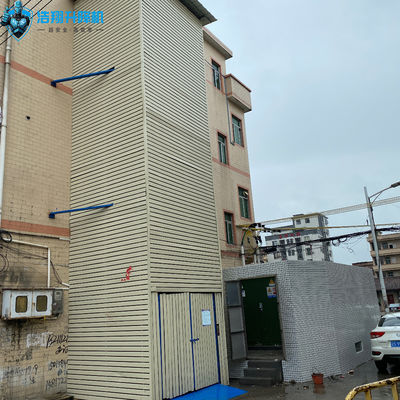 380V Vertical Mezzanine Floor Lift 500kg-50T Load Goods 5M-50M Stroke Manual Auto