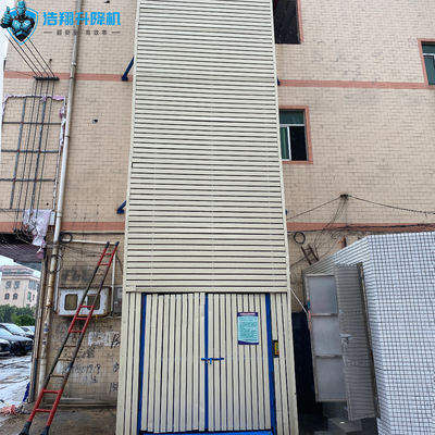 380V Vertical Mezzanine Floor Lift 500kg-50T Load Goods 5M-50M Stroke Manual Auto
