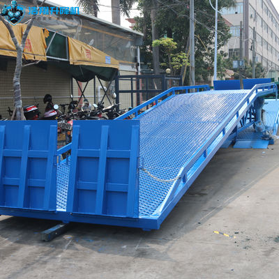Industrial Temporary Mobile Loading Dock Ramp Powdercoated Steel