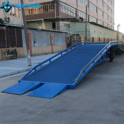 Industrial Steel Hydraulic Temporary Loading Dock Ramp Portable For Warehouses