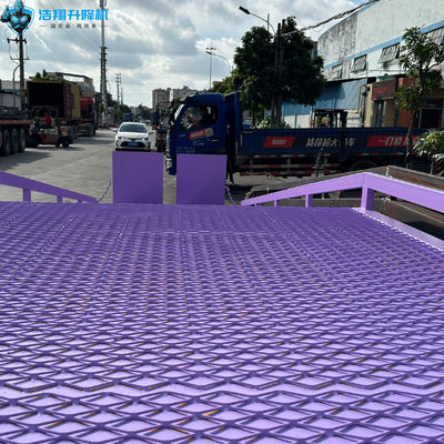 Hydraulic Portable Forklift Ramp Dock Adjustable Heavy Duty Powder Coated Steel