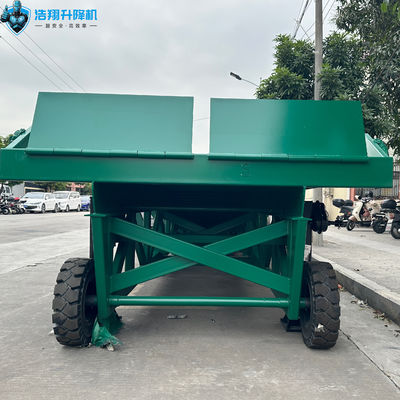 Mobile Retractable Loading Hydraulic Dock Ramp Platform For Forklift Shipping Containers 12T-12M