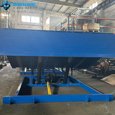 8 Ton Hydraulic Leveler Lift Table Loading Unloading Dock Systems Manual Mechanical