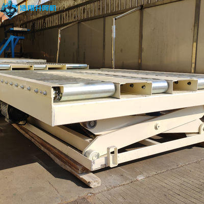 Industrial Reinforced Steel Hydraulic Scissor Lift Table For Vehicle Maintenance