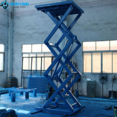 Parallelogram Fixed Pneumatic Hydraulic Scissor Table Lift Platform 220V