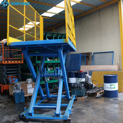 1ton 2ton Hydraulic Electric Pallet Scissor Lift Table Steel Workbench For Hotels 380V